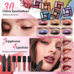 Color Nymph starter kit train case open showing full makeup assortment for creative play.