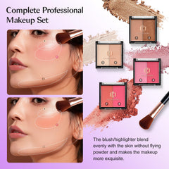 Color Nymph train-case-open-makeup-trays highlights organized compartments for on-the-go makeup sessions