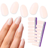Color Street Ballet Blush strip set close-up showing pale pink creme shade