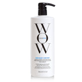 COLOR WOW Color Security Conditioner bottle closeup for weightless hydration for color-treated hair.