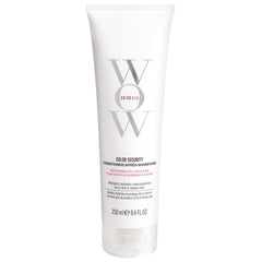 COLOR WOW Color Security Conditioner bottle pour highlighting color-safe hydration