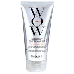 Color Wow Color Security Shampoo bottle shows a sulfate-free, residue-free formula for clean, refreshed hair.