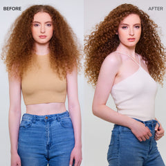 COLOR WOW Curl Wow Snag-Free Pre-Shampoo Detangler applied to damp curls for slip