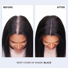 COLOR WOW Root Cover Up application brush highlights precise, mess-free root blending.