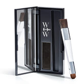 COLOR WOW Root Cover Up Black bottle demonstrates instant grey coverage with a natural finish.