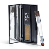 COLOR WOW Root Cover Up Dark Blonde bottle pour demonstrates instant grey coverage