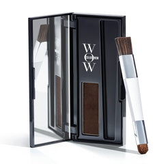 COLOR WOW Root Cover Up dark brown bottle shows quick, mess-free root coverage