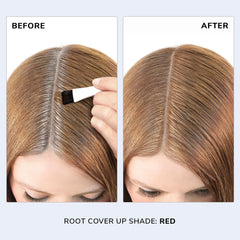 COLOR WOW Root Cover Up Red compact packaging with swatch for seamless blend.
