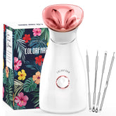 Colorfarm nano ionic facial steamer—fine-mist release for deeper cleansing and refreshed pores.