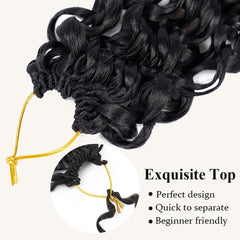 Colorful Queen GoGo Curl crochet hair 7-pack option for fuller volume