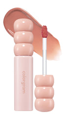 Colorgram Fruity Glass Tint 13 Shy Pear bottle offers a glossy nude shade for everyday wear.