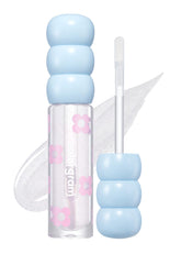 COLORGRAM Fruity Glass Tint Pearl Gloss bottle closeup shows long-lasting color.