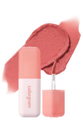 COLORGRAM Nude Blur Tint Romantic Coral packaging highlights travel-friendly, easy-touch-up formula.