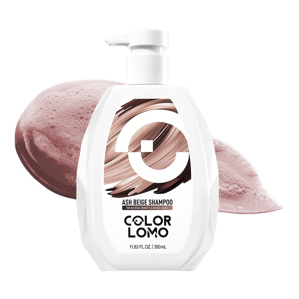 COLORLOMO Ultra Color Safe Shampoo ash beige bottle pour supports color protection for brunettes