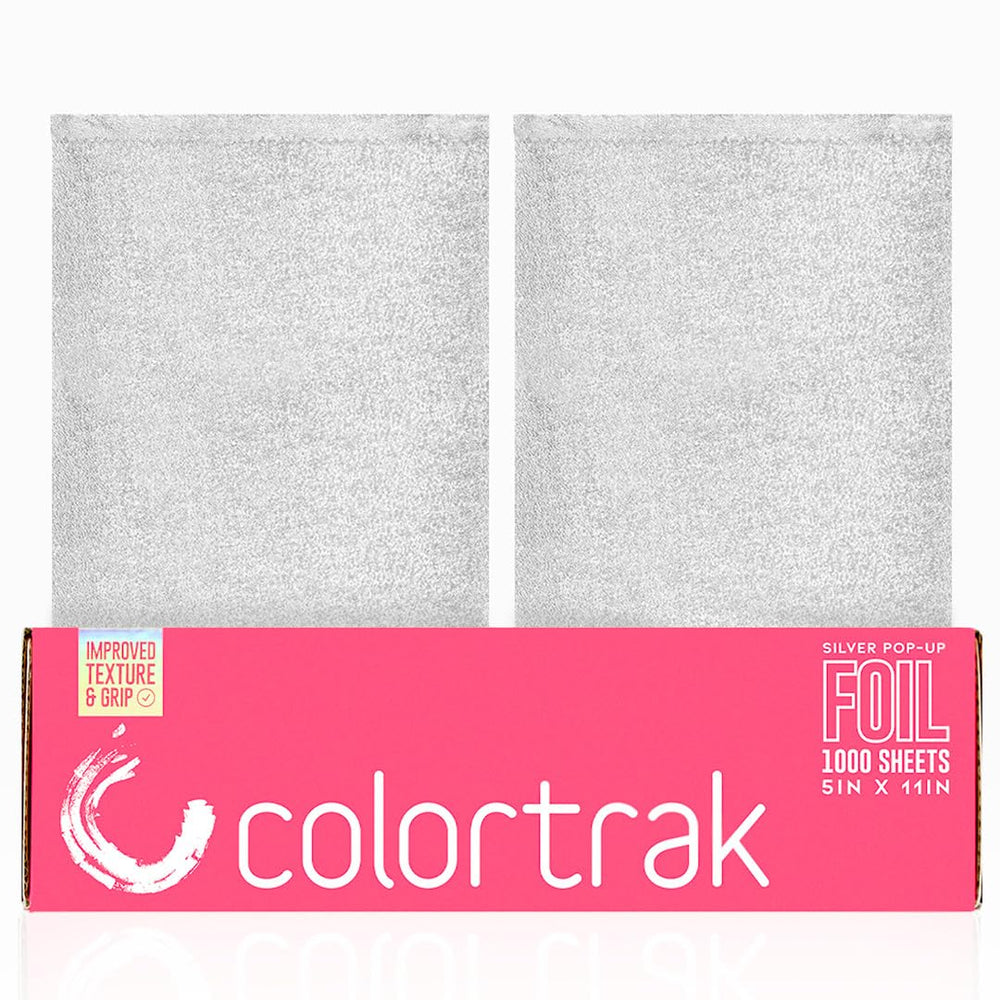 Colortrak embossed sheets pop-up dispense box, bulk foil for quick coloring sessions