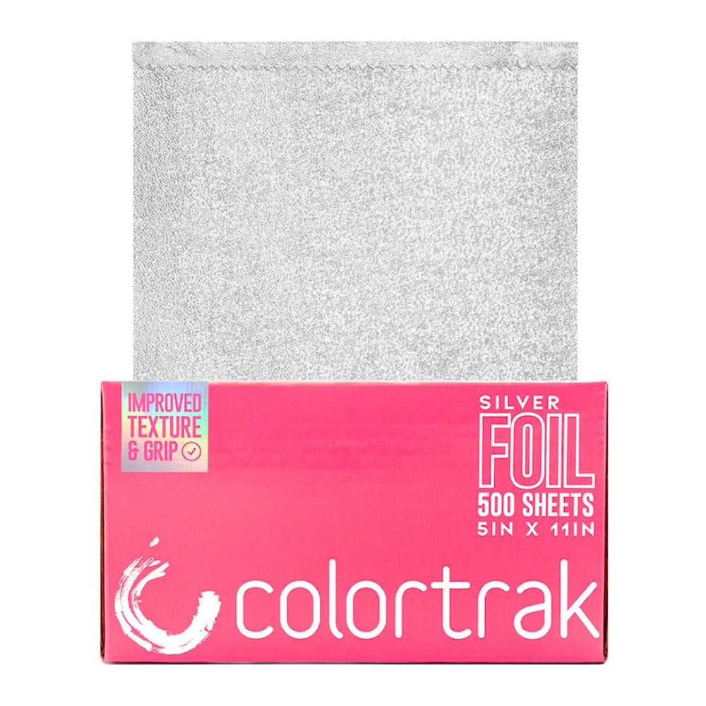 Colortrak embossed sheets in a pop-up dispenser for quick, precise foil access.
