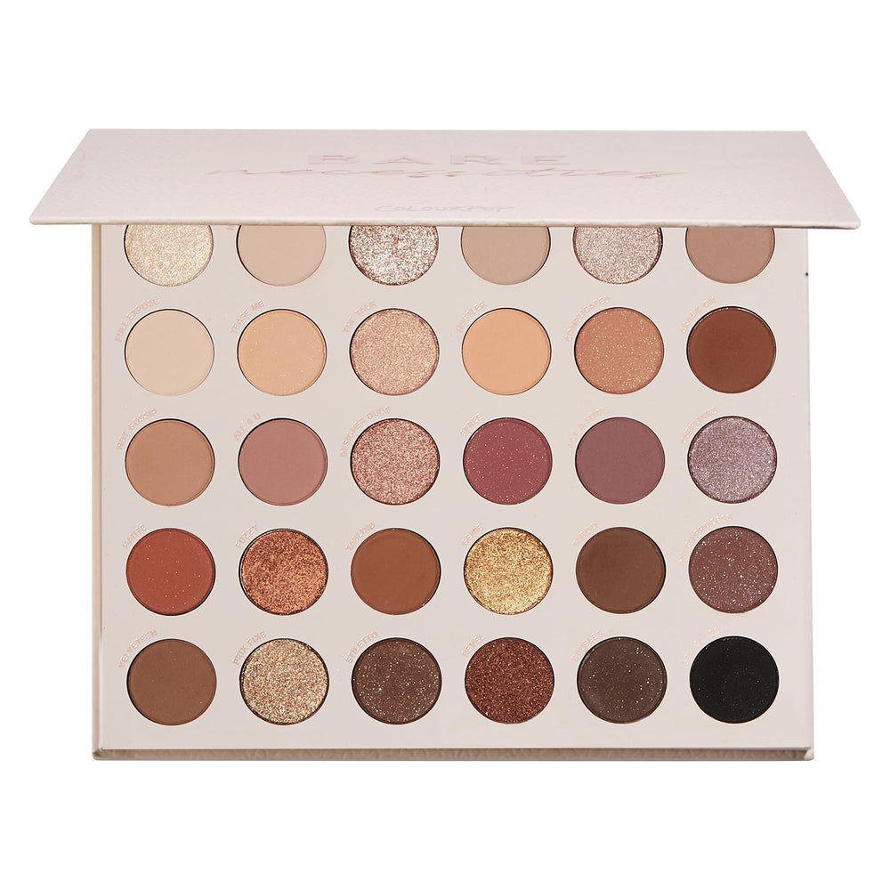 ColourPop Bare Necessities palette closed with multi-finish shades for versatile looks