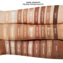 ColourPop Going Coconuts with application tools demonstrates precise color payoff.
