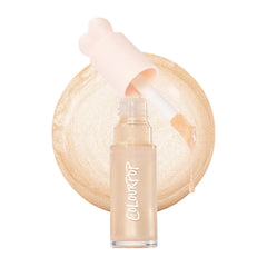 ColourPop Hi-Lite Dewy Liquid Highlighter pearlescent glow on cheeks for glass-skin luminosity