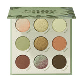 ColourPop Sage the Day palette top view shows versatile sage-olive shades for everyday looks.