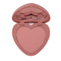 ColourPop Silky Powder Blush Flirt Alert heart-compact for portable color on the go