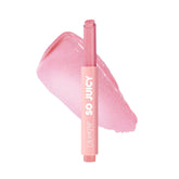 ColourPop So Juicy Gloss Balm application shows smooth, hydrating shine with a pearly finish.