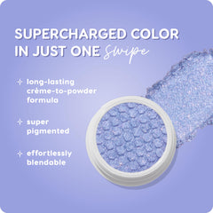 ColourPop Super Shock Shadow Dream Much brush blend shows easy seamless blending