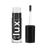 ColourPop Twilight Lux Lip Oil bottle closeup shows glossy, hydrating formula for nourished lips.