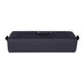 Comfyable small toiletry bag front view, travel-ready organizer for toiletries and cables.
