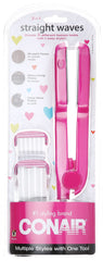 Conair 3-in-1 styler deep wave plates create glamorous volume
