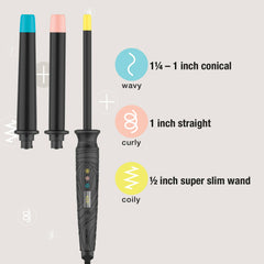 Conair Curl Collective one-inch barrel for smooth waves and easy styling