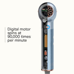 Conair INFINITIPRO DigitalAIRE ionic generator close-up for frizz reduction