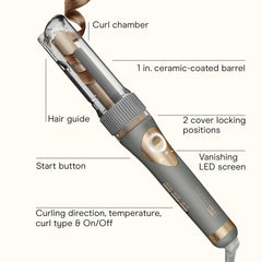 Conair INFINITI PRO Curl Secret offers three curl types for versatility