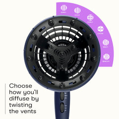 Conair InfinitiPRO concentrator nozzle delivering focused airflow for precise styling.