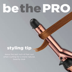 Conair INFINITIPRO Rose Gold Auto Off indicator highlighting safety feature