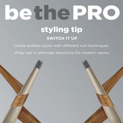 Conair InfinitiPro You Curl LED indicators show temperature setting for precise control