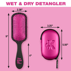 Conair Knot Dr. brush detangles dry hair with minimal tugging
