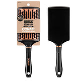 Conair Quick Blow Dry Copper Collection paddle brush glides smoothly through hair for snag-free styling.