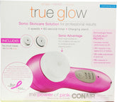 Conair True Glow Sonic Facial Brush front view for a deeper clean and refreshed skin