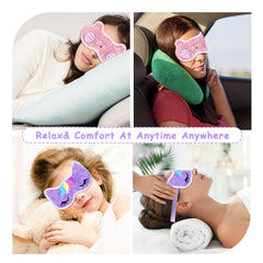 CONBELLA eye mask with gel insert highlights temperature-ready therapy for cold or warm relief.