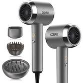 CONFU Diffuser Hair Dryer front view with diffuser for defined curls and frizz control