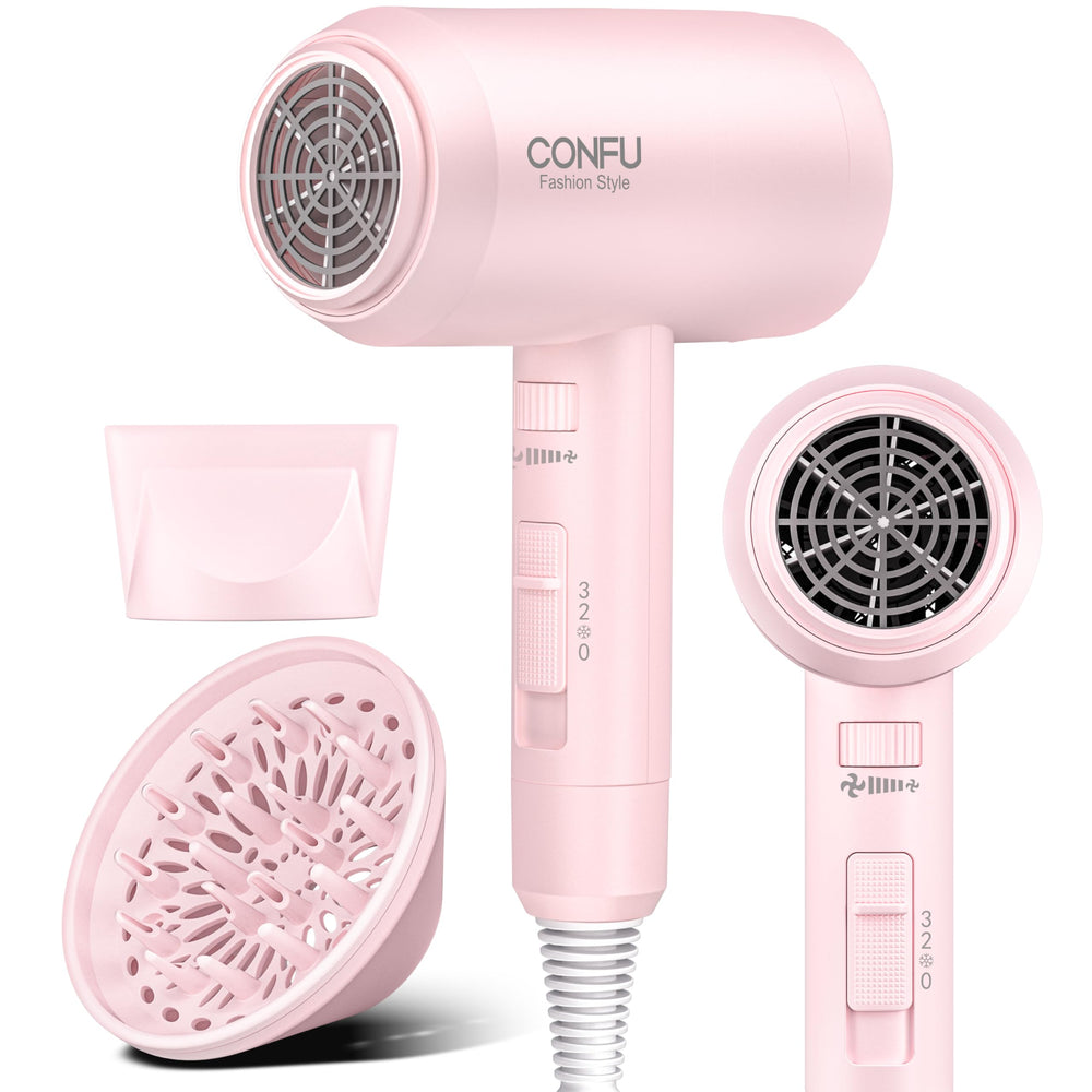 CONFU hair dryer 1600W motor for fast drying
