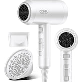 Confu hair dryer compact design showing portable travel-friendly build for quick drying