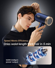 CONFU diffuser attachment enhances natural curls and texture for versatile styling.