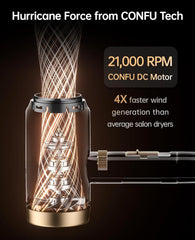 CONFU hair dryer diffuser attachment for enhanced curls and texture
