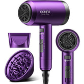 CONFU hair dryer diffuser closeup showing curl enhancement and fast drying potential