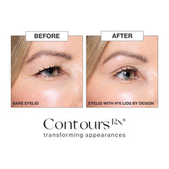 Contours Rx Lids by Design 80 strips ready for everyday wear on hooded eyes.