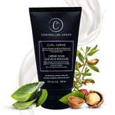 Controlled Chaos Curl Cream texture and application delivers defined curls with frizz control.
