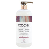 Coochy Island Paradise bottle-pour for rash-free shaving and smooth skin.