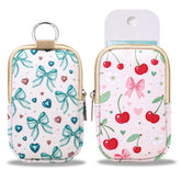 COOKOOKY 2-pack sanitizer case front view for travel convenience and quick access